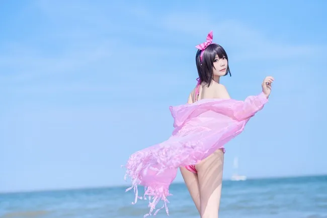 路人女主的养成方法 未来は未来の风が吹きそうだね 水着ver 动漫星空