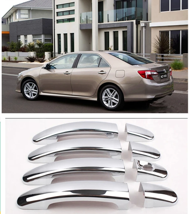 Для Toyota Camry 2012 2013 2014 2015 2016 новая хромированная накладка на боковую дверную ручку