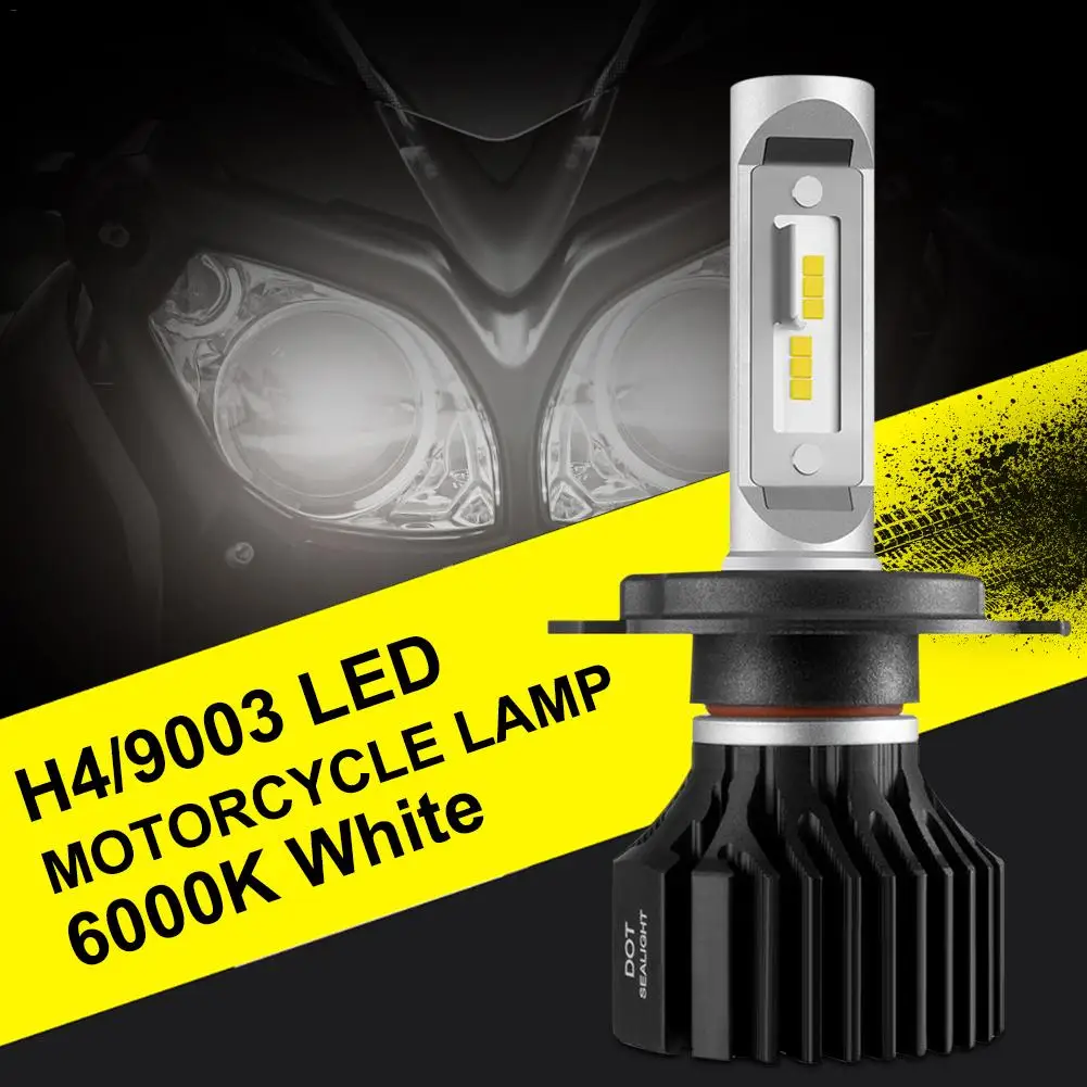 12v 24v 360 Degree H4 Motorcycle Headlight 9003 LED Motorcycle Lamp