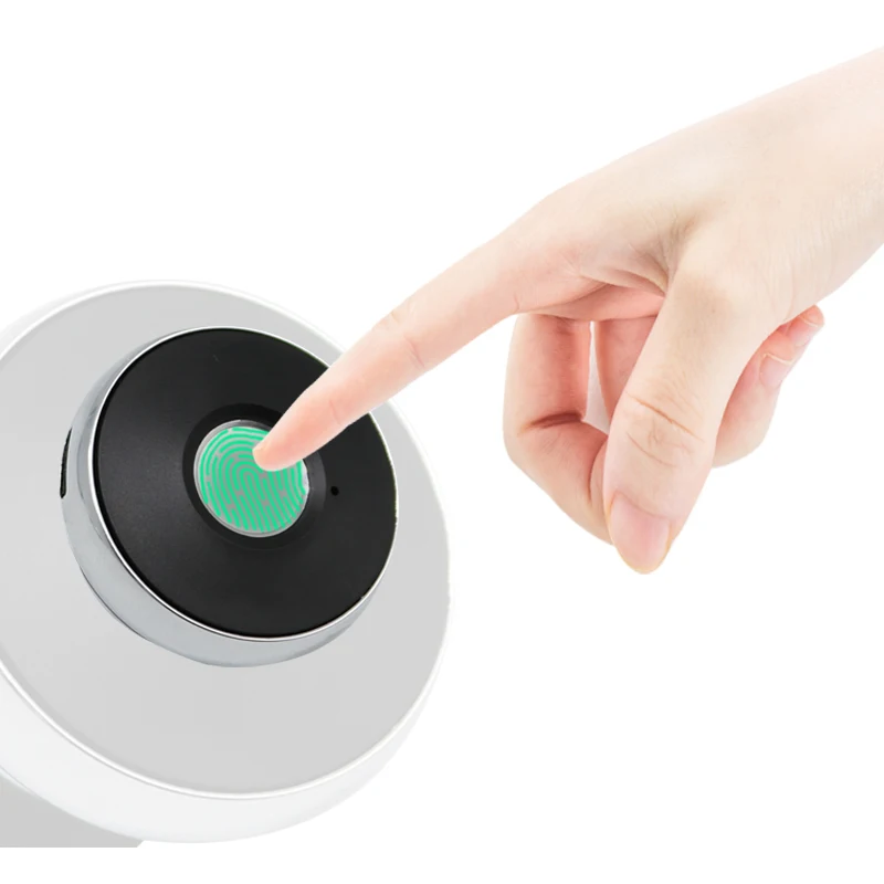 

Rechargeable Smart Drawer Lock Furniture Keyless Fingerprint Lock Anti-Theft Security Cabinet Door Lock