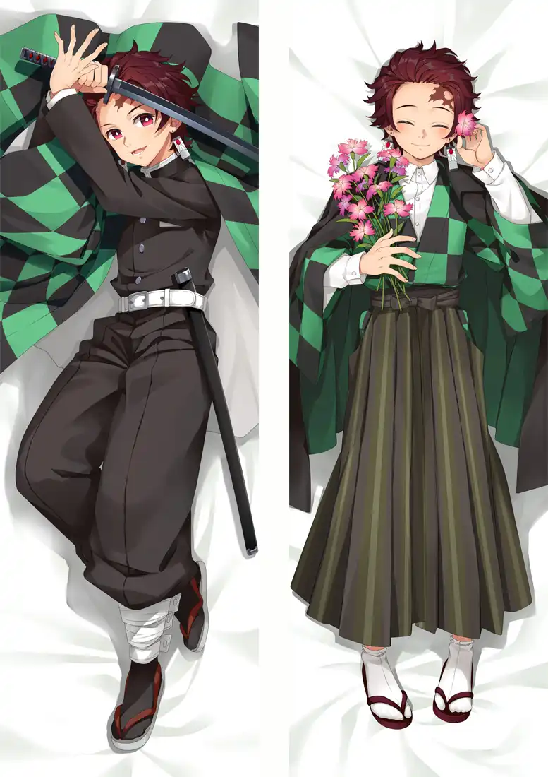 Убийца демонов: Kimetsu no Yaiba Kamado Tanjirou Косплей Подушка Dakimakura чехол обнимающий тело| |