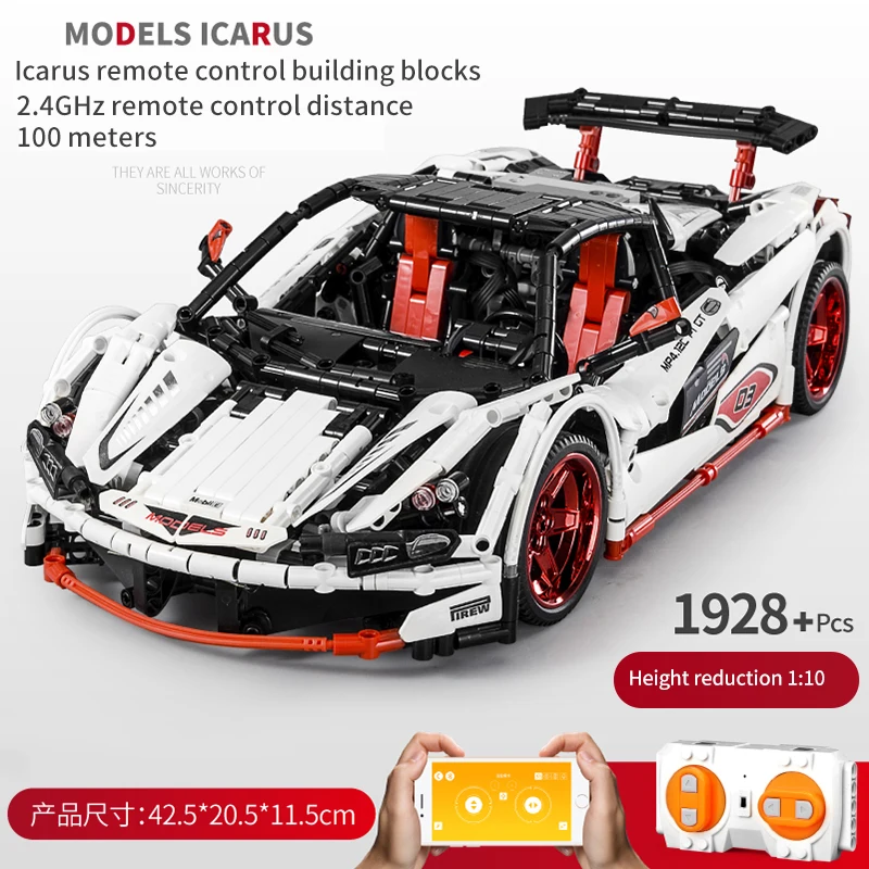 

Mould king Technic New RC Car Compatible With LegoED Technic Remote Control Building Blocks Racing Car Motor Power Bricks Toys