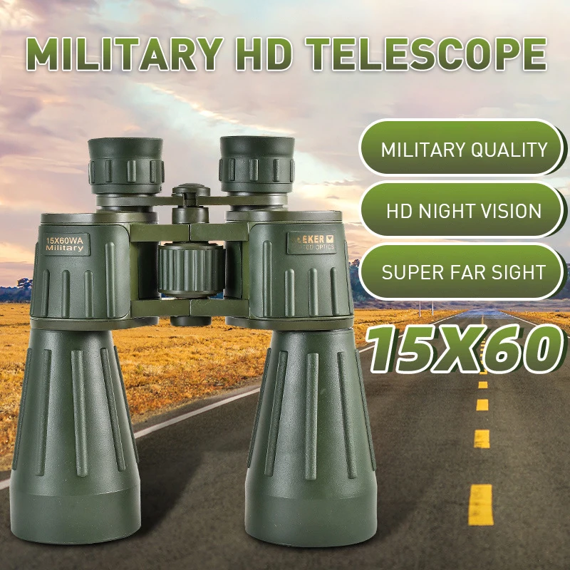 Бинокль 15X60 Hd телескоп с двойным цилиндром HD экспортный немецкий военный