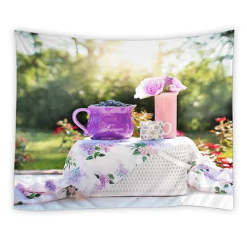 

Spring landscape Picnic Tapestry Palm Tree Sunset Wall Hanging Ocean Wave Picnic Decoration Blanket Polyester Tablecloth