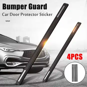 

4pcs Car Accessories Bumper Corner Guard Cover Anti Scratch Protector Sticker Styling Bumper Universal Car Front Rear Corner