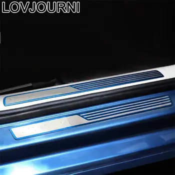

Car Foot Pedal Door Exterior Automovil Chromium Modified Accessories Mouldings Trim 15 16 17 18 19 FOR Volkswagen Lamando