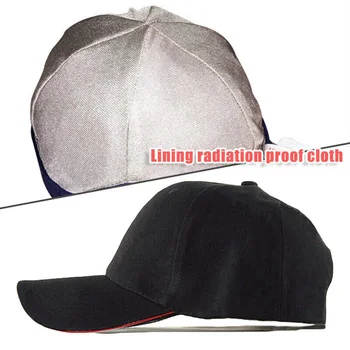 

Man Woman Outdoor Activities Radiation Protection Baseball Cap Adjustable Size Camping Rfid Shielding Sun Shade With Holes