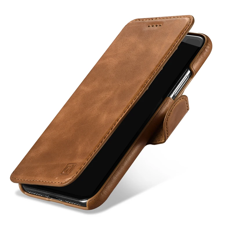 For iPhone X XR Split Flip Case iPhone 7 8 Multifunction 2 in 1 Wallet Leather Case Business Stand Smart Cover for Apple XS Max