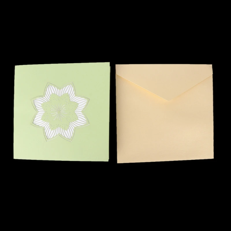  Greeting Cards Handmade Birthday Wedding Invitation 3D Pop Up Card Flower New E65B - 4.00027E+12