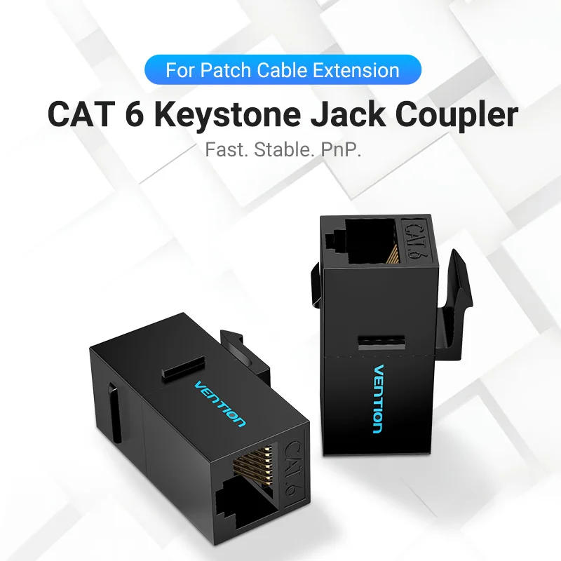 Vention Cat5E коннектор RJ45 переходник Ethernet кабель для кошек 5E 6 Мама мама удлинитель