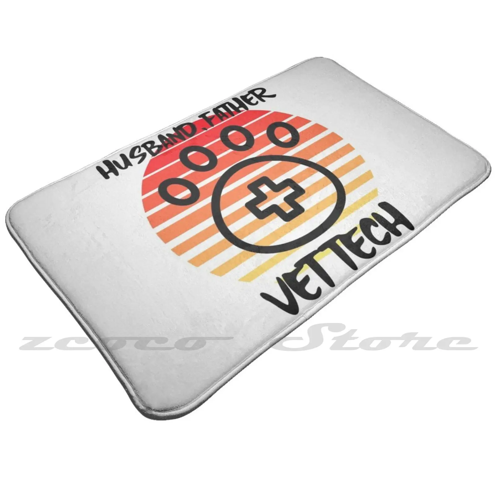 Husband Father Vet Tech Soft Non-Slip Mat Rug Carpet Cushion Veterinarian Veterinary Cat Dog School | Дом и сад