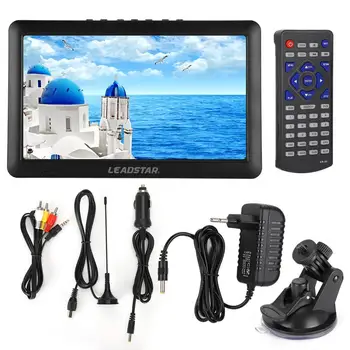

LEADSTAR 11in Car TV DVB-T/T2 1920x1280 16:9 Television HD Portable Digital Analog TV Video Player US Plug 110-220V