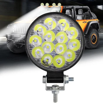 

Round Work LED Light Ba 9~30V DC Car Light 2500KM 6000K 42W Truck Tractor Off-road Spot Light ATV UAZ led SUV DRL Fog Lamp