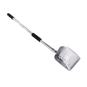 

1pc Cat Litter Scoop Telescopic Metal Deep Shovel Long Handle Pet Cat Litter Scooper Pet Supplies