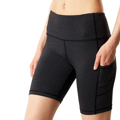 Women 8 inch Inseam High Waist Yoga 