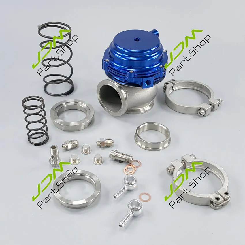 44mm V-Band External Turbo Wastegate MVR44 Performance Water Cold External Wastegate Blue / Black /Red - Цвет: Blue