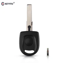 KEYYOU – transpondeur de clé de voiture HU66 vierge, 20 pièces, lame non coupée, avec puce ID48, pour VW Volkswagen Polo Golf SKoda SEAT