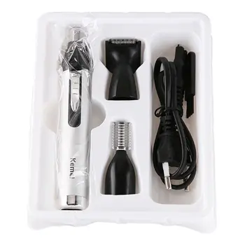 

3 in 1 Rechargeable Hair Trimmer Electric Men Ear Nose Eyebrow Shaver Kit T4MB