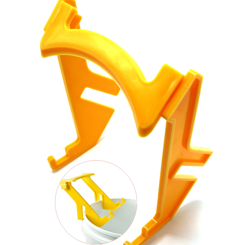 Plastic Bee Honey Tank Holder Bucket Rack Grip Frame Beekeeping Tools Equipment Barrel Pail Ring Clipper Handle Lifting beekeeping tools beekeeping accessories 1PCS