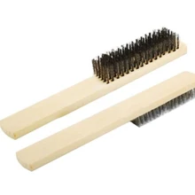 2PCS Set Stainless-Steel Brush Small Wire Brushes For Metal Rust Cleaning Tools