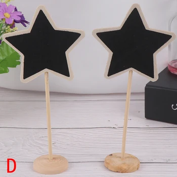

Mini Small Wooden Chalk Blackboard Wedding Kitchen Restaurant Signs Chalkboard Writing Notice Message Paint Wood Board D Style