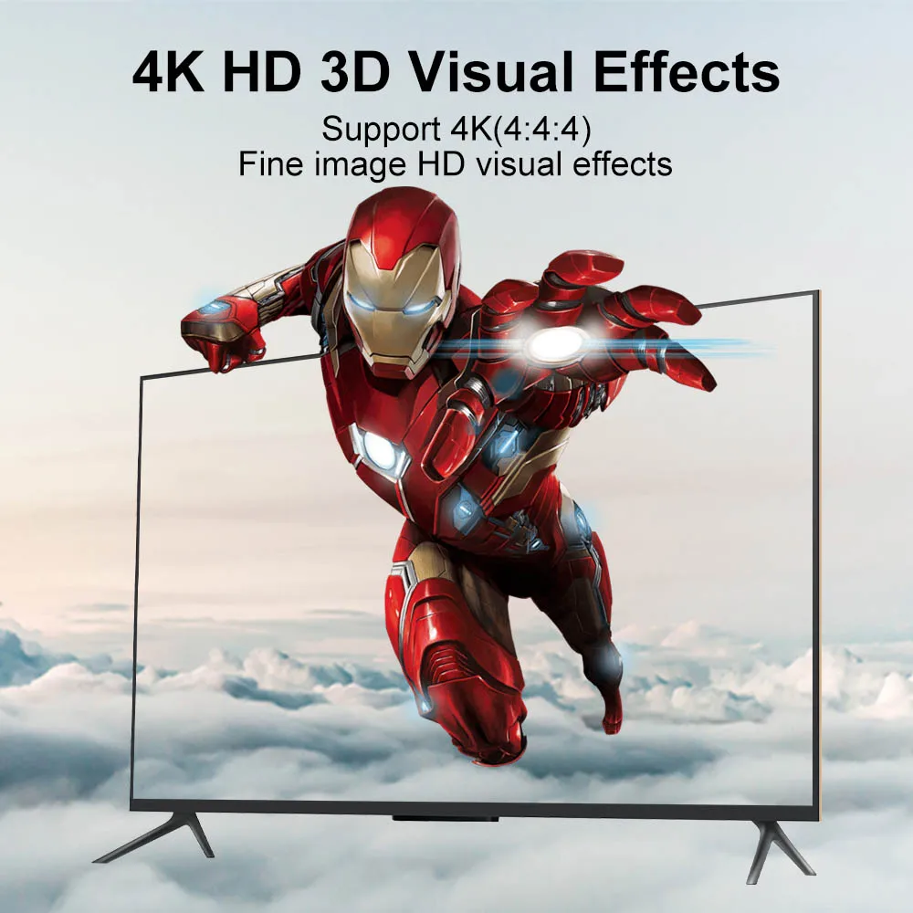 FSU 2 0 HDR 4K @ 60 HDMI разделитель Full HD видео переключатель 1x2 разделение 1 вход выхода