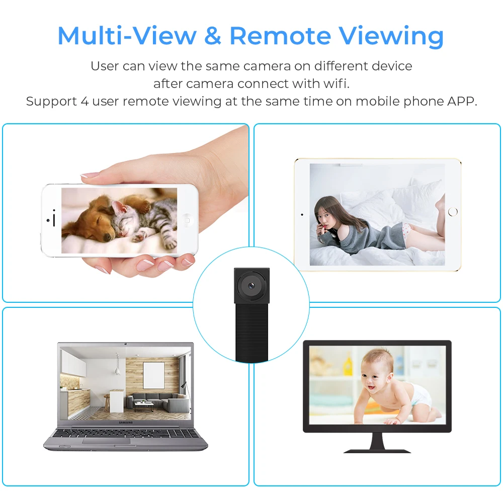 Мини камера Ip Wifi 1080p микро Hd видео рекордер наблюдения s удаленный