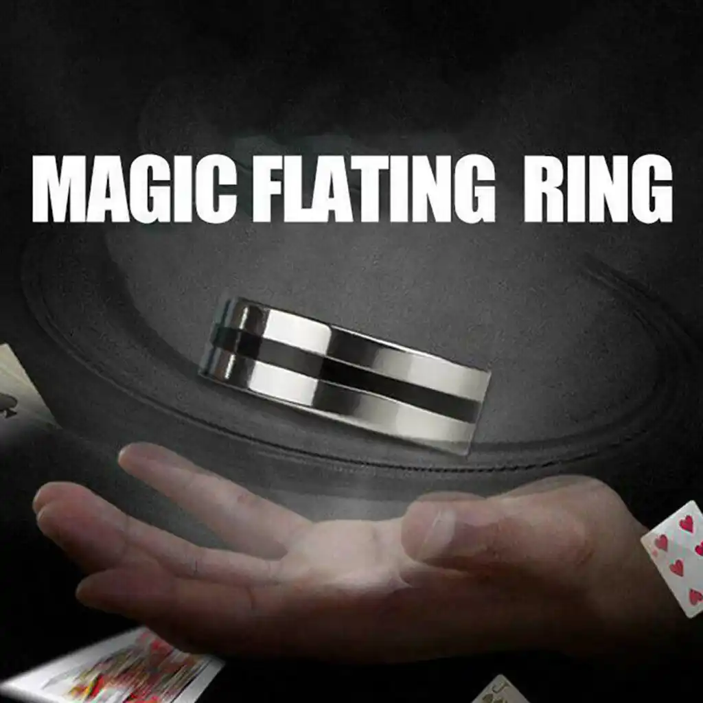 Magic Ring Tricks Play Ball Floating Effect of Invisible Magic Props HOT