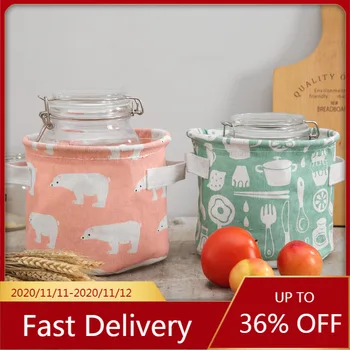 

Cotton Linen Basket Waterproof Large Round Container Collapsible Storage Box with Handle for Sundry Cosmetic Kids Toy Organizer