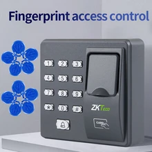 ZKTECO X6 Fingerprint access control RFID Password Access Control Access Controller With 10 Keyfobs