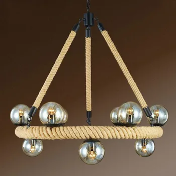 

2020 Pendant Lights Lampen Hanglamp American Country Bar Cafe Restaurant Droplight Nordic Retro Personality Ball Magic Beans