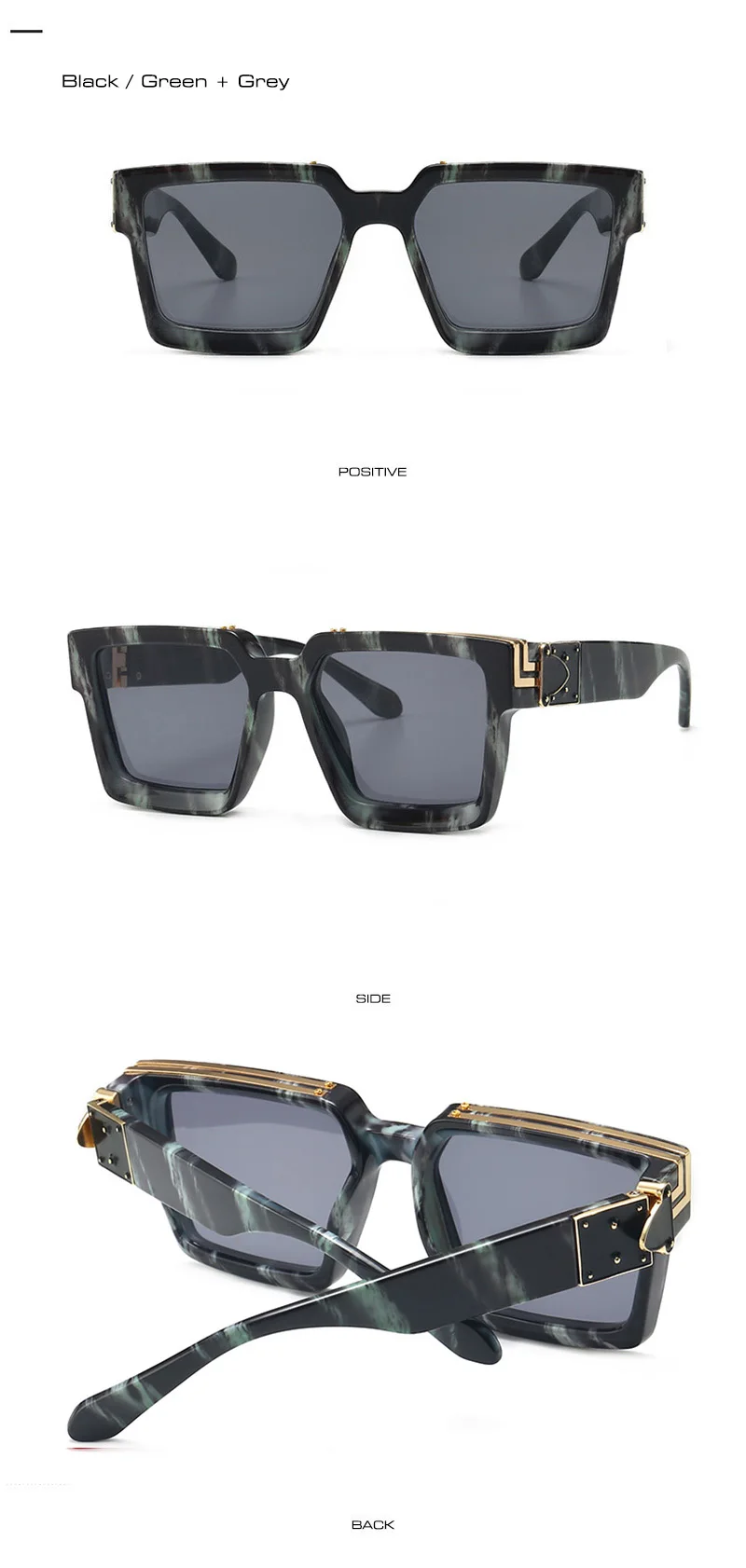 SHAUNA Ретро Квадратные Солнцезащитные очки женские Ins популярные солнечные очки мужские UV400