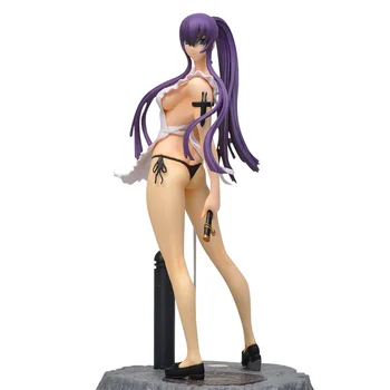 

Anime Chara-Ani Highschool of The Dead Busujima Saeko Sexy Girl PVC Action Figure 22CM Japan Figures Toy Collection Model Doll
