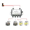 2 In 4 Out DiSEqC 4x2 Switch Satellite Signal Multiswitch LNB Voltage Selected 950-2150MHz for TV Receiver ► Photo 2/5