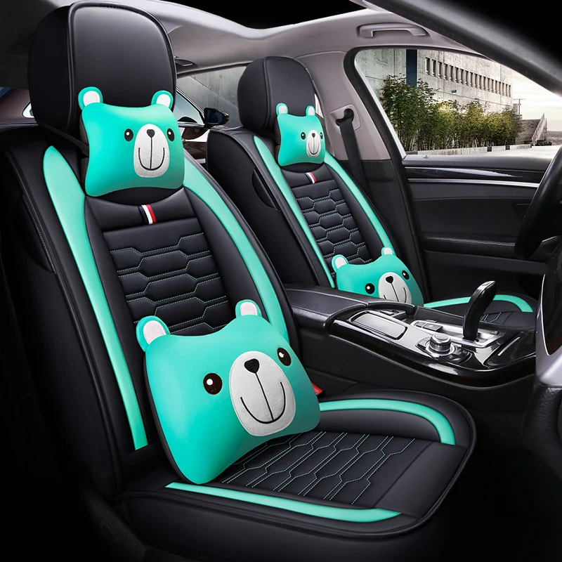 

Full Coverage Eco-leather auto seats covers PU Leather Car Seat Covers for skoda octavia 1 2 3 a5 a7 skoda octavia tour