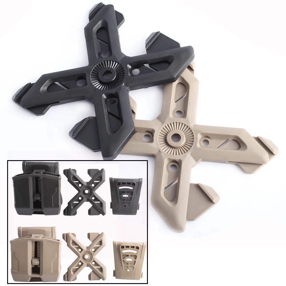 

Tactical Molle System Accessories Hunting Waist Gun Holster/Mag Molle Adapter Attachment for Glock/SIG/H&K Holster Case