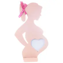 Деревянная фоторамка для беременных женщин Свадебные украшения подарки для мам