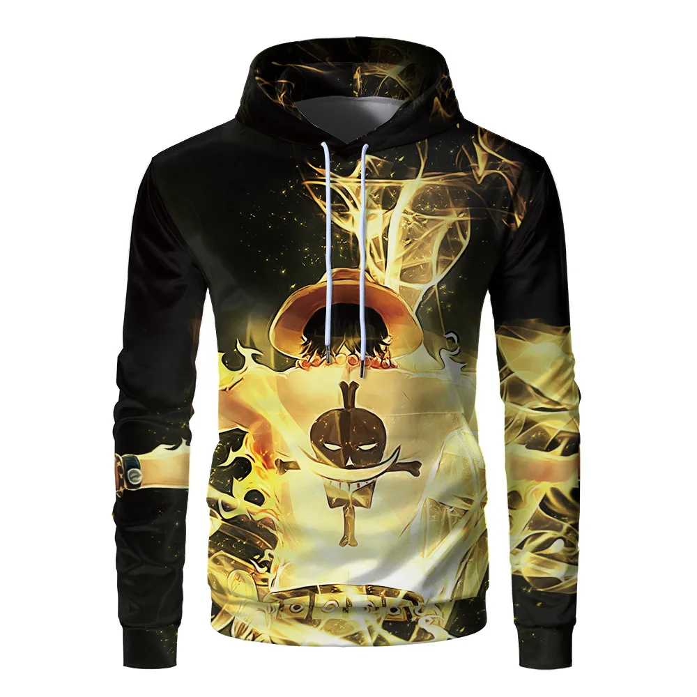 

One Piece Road Digital Cartoon Printed 3d Hoodie