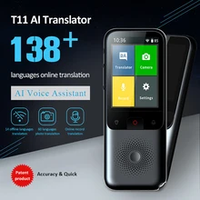 

T11 138 Multi Languages Portable Voice Translator, AI 14 Offline Languages Instant Poket Translator Device Two Way Translation