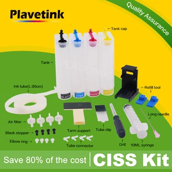 

Plavetink CISS Ink Tank For HP 652 XL For hp652 Ink Cartridge For HP Deskjet 1115 2135 3835 2675 2676 4675 5075 Printer
