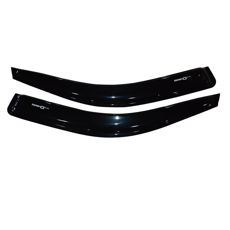 2012-2015 Car Wind Deflector Awnings Shelters For D-MAX DMAX Black Window Deflector Guard Rain Shield FIT For ISUZU D-MAX DMAX