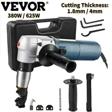 VEVOR 380W 625W Electric Metal Nibbler Corded Shears Cutter 1.8MM 4MM Cutting Thickness for Sheet Metal Stainless Steel Plastic