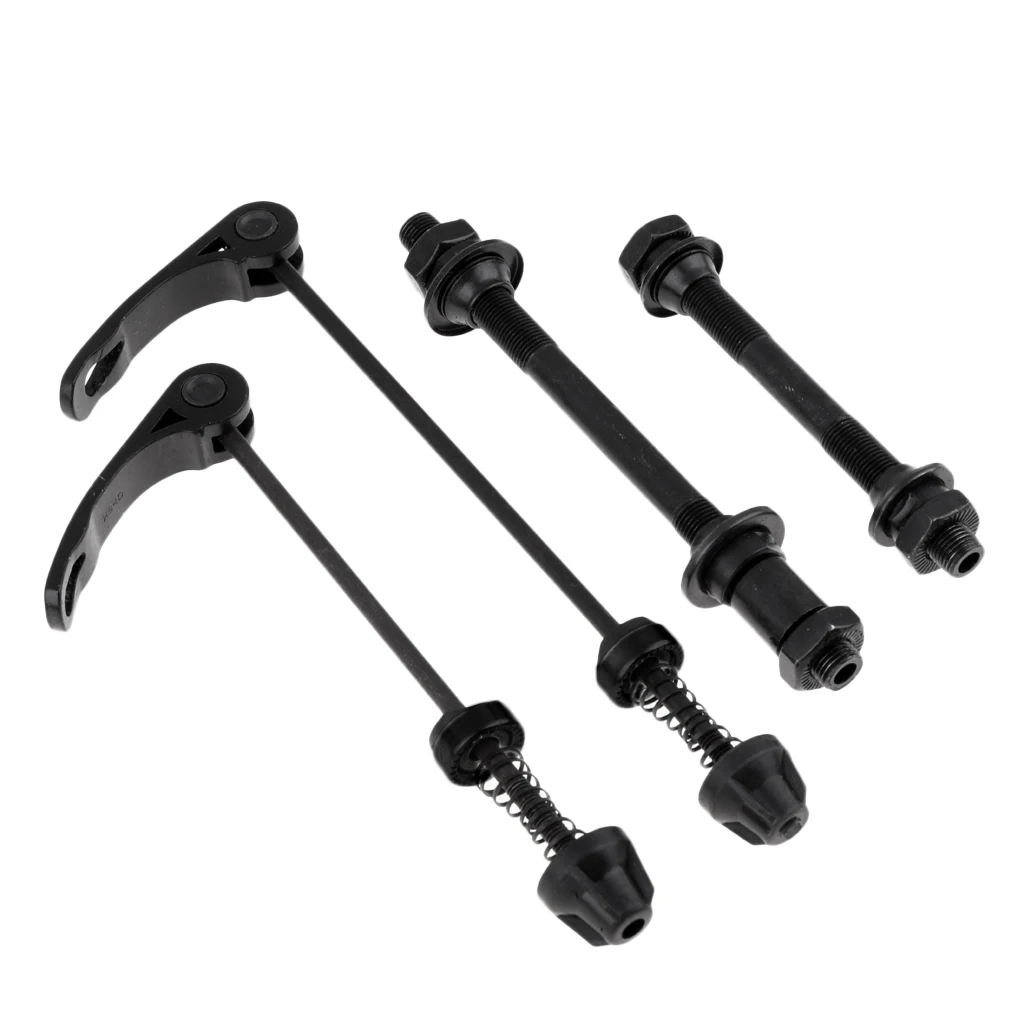 Bicycle Hub,Quick Release Skewer Bicycle Front & Rear Axle Hollow Shaft Set
