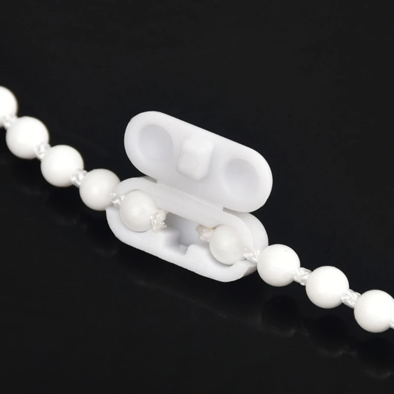 ROLLER BLIND WHITE  BEADED PULL CORD CONTROL CHAIN  SPARES PARTS 