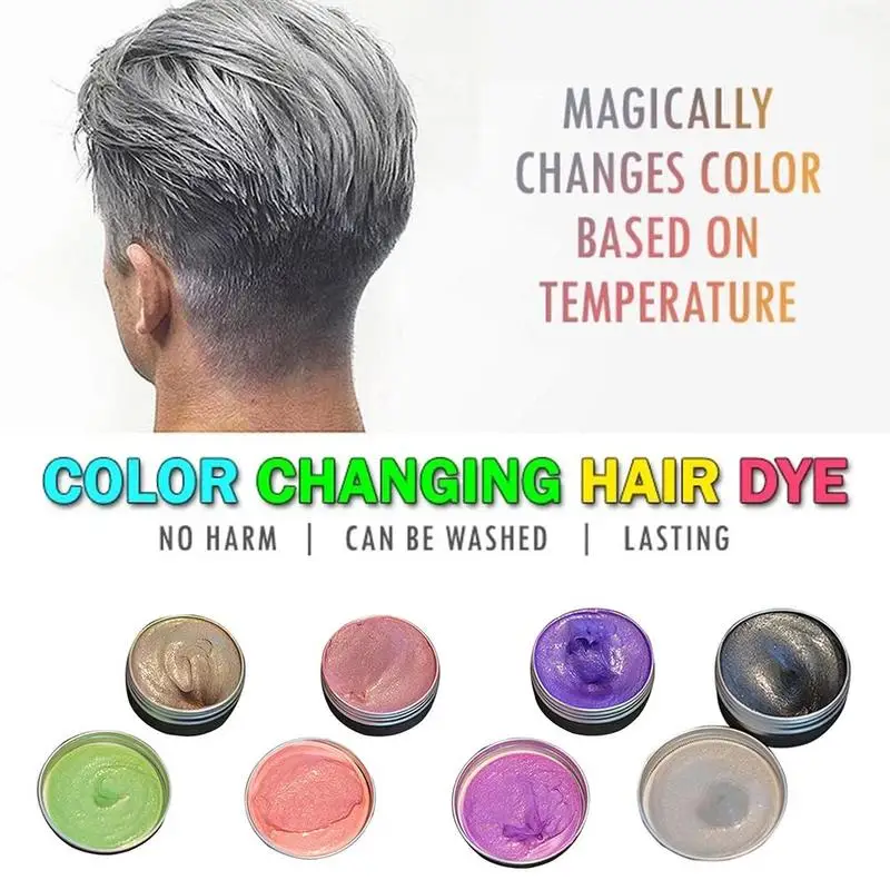 

Temperature Color Change Hair Dye Natural Plant Extract India Pure Henna Hair Dye Cream Non-toxic High Pigment Hair Dye Cream