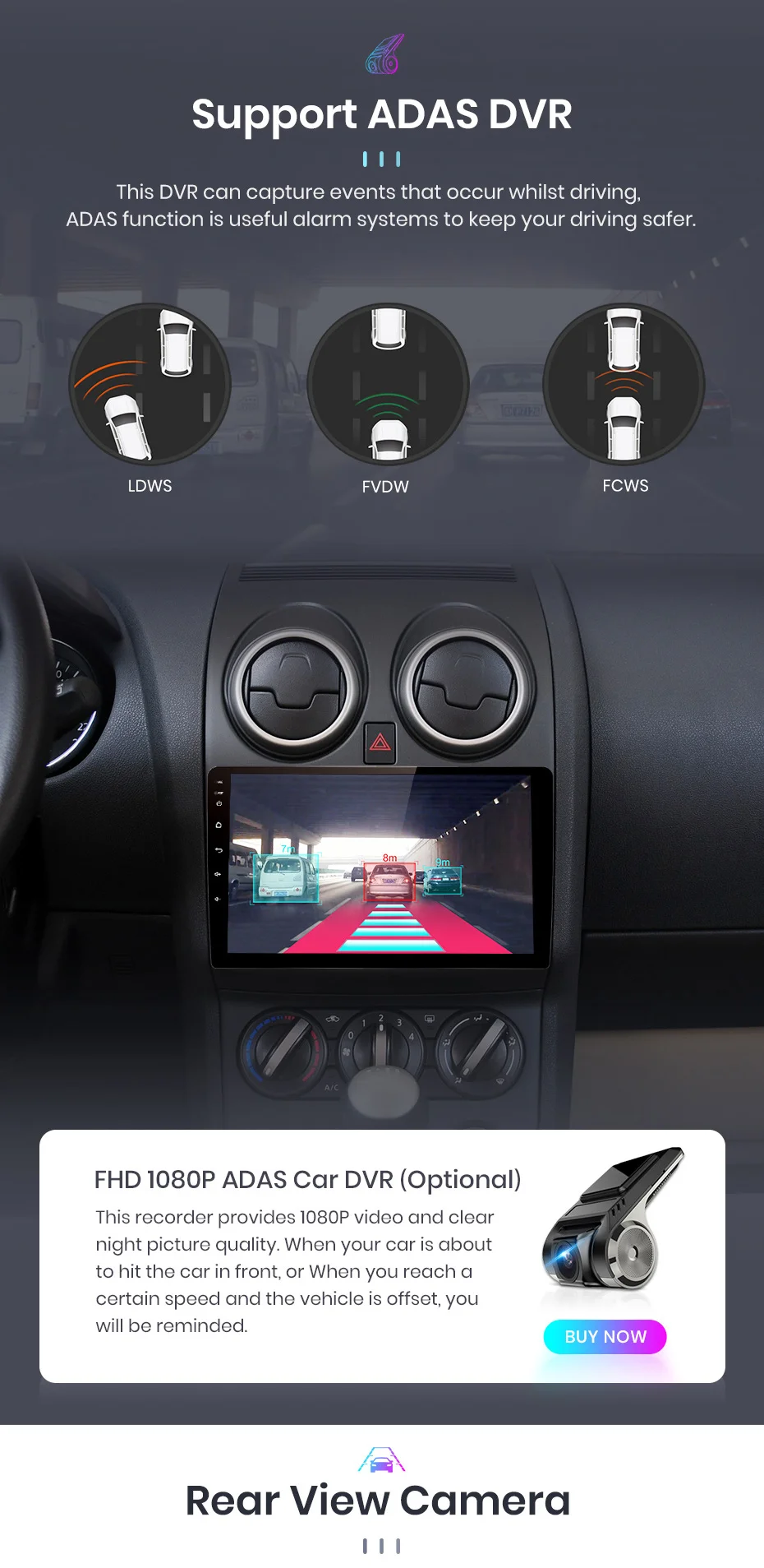 Junsun V1 Android 9.0 2GB+32GB DSP CarPlay Car Radio Multimidia Video Player GPS For Nissan Qashqai 1 J10 2006-2013 2 din dvd