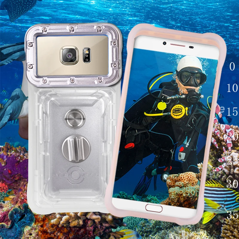 

Waterproof Case for ASUS ZenFone A501CG A500KL ZS620KL M2 ZB633KL ZB631KL Max M1 ZB555KL Cover Underwater Photography Phone Bag