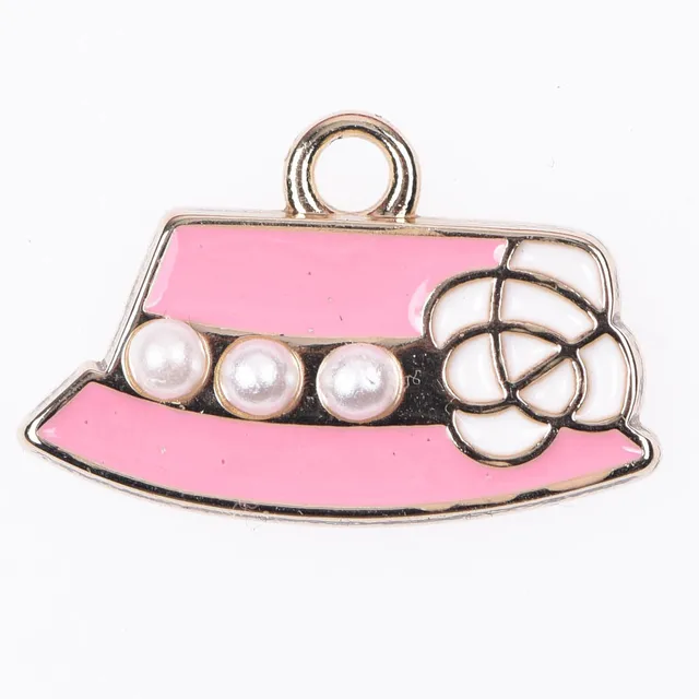 1 Pcs Metal Croc Shoes Charms Pink Women Bags Decoration Black Formal Hat Lady Bracelet Accessories Perfume Bottle Girl Gidt b8502