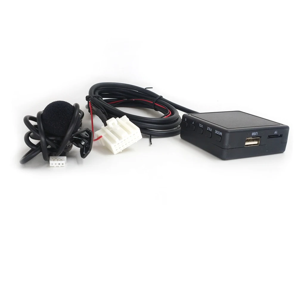 Biurlink Автомобильный CD AUX порт беспроводной Bluetooth Вызов ответ микрофон аудио Музыка вход кабель адаптер для Mazda 2 3 5 6 MX5 RX8 CX7