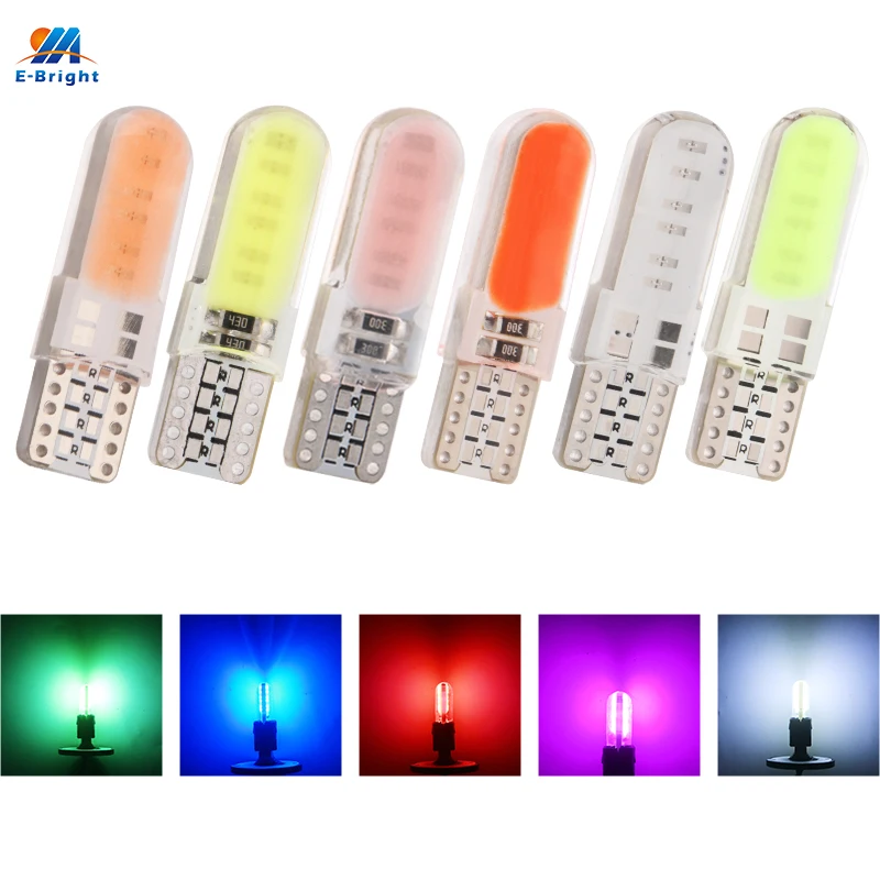 YM E-Bright 10 шт. T10 194 168 COB 12SMD W5W кремниевый светильник для чтения 12 В постоянного тока